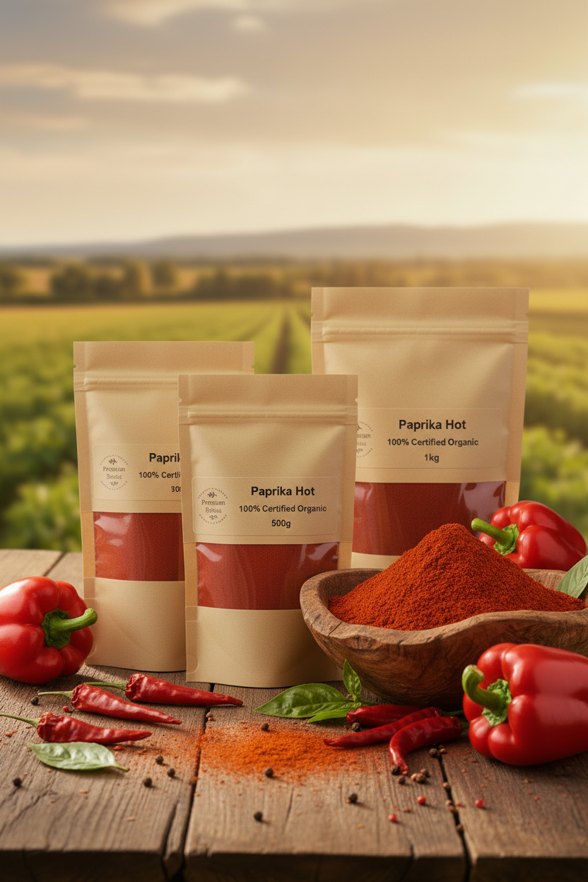 Premium Organic Paprika Ground Hot - 100% Certified Organic - Product Photo 5