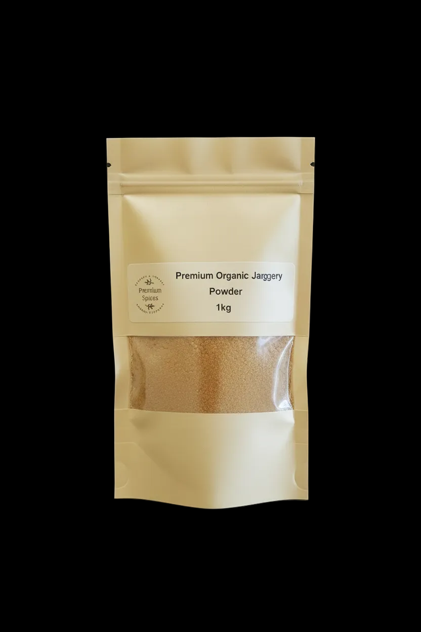 Premium Organic Jaggery Powder - 100% Certified Organic - Lifestyle Shot