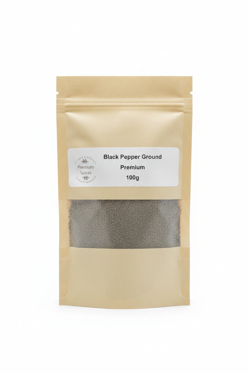 Premium Black Pepper Ground - Lifestyle Shot