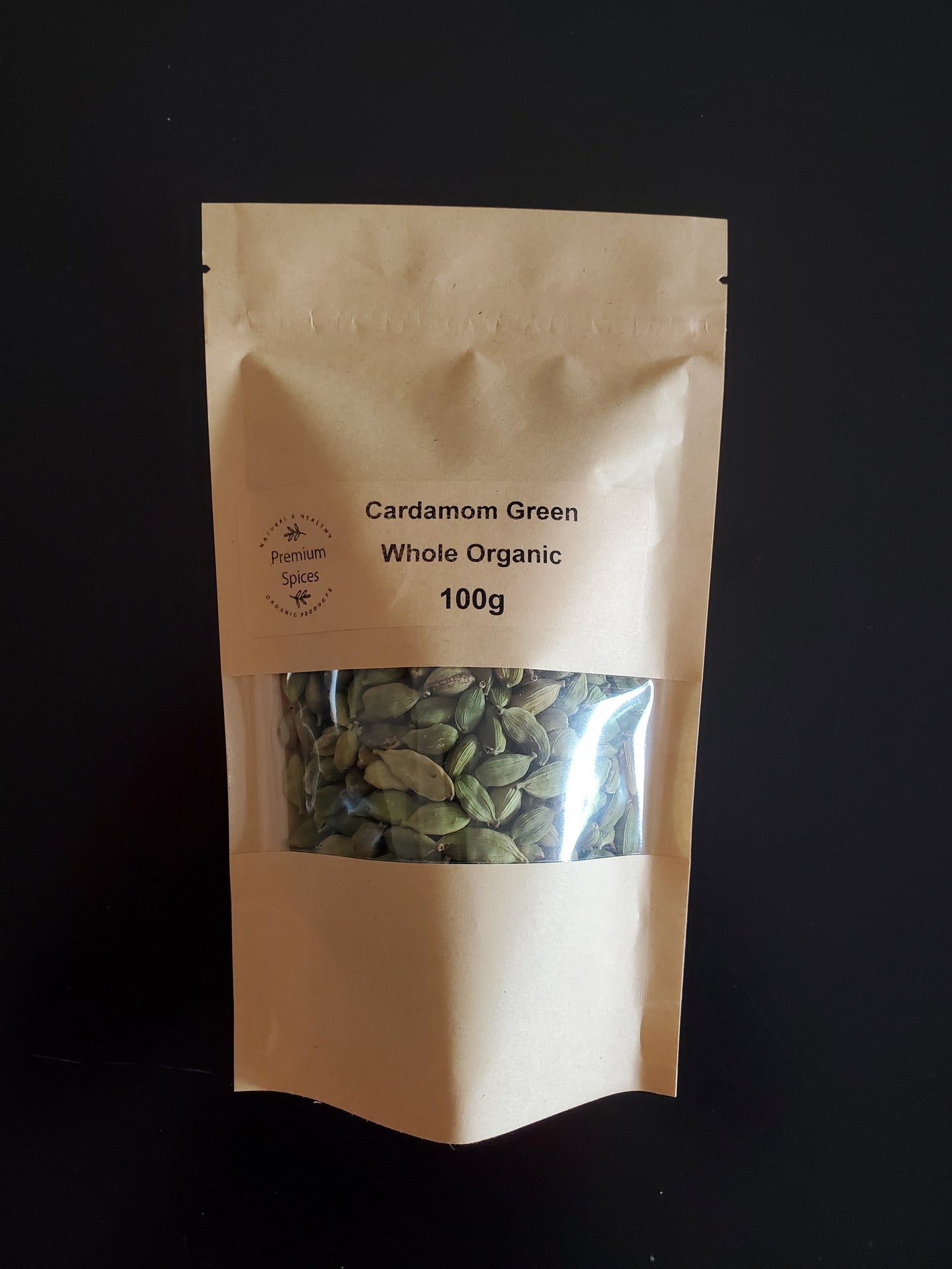 Premium Organics Cardamom Green Whole 100% Certified Organic