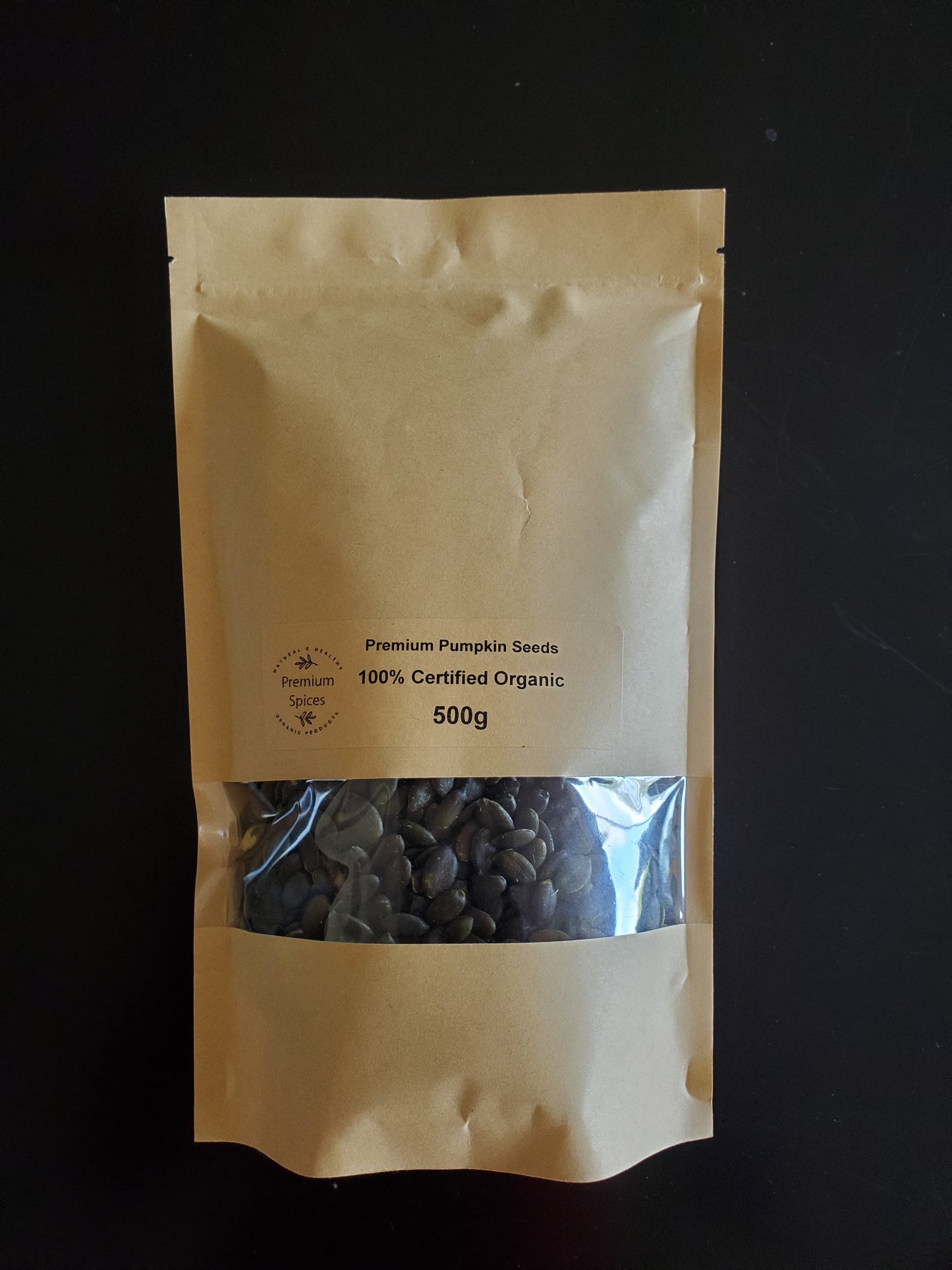 Premium Organics Pumpkin Seeds 100% Certified Organic