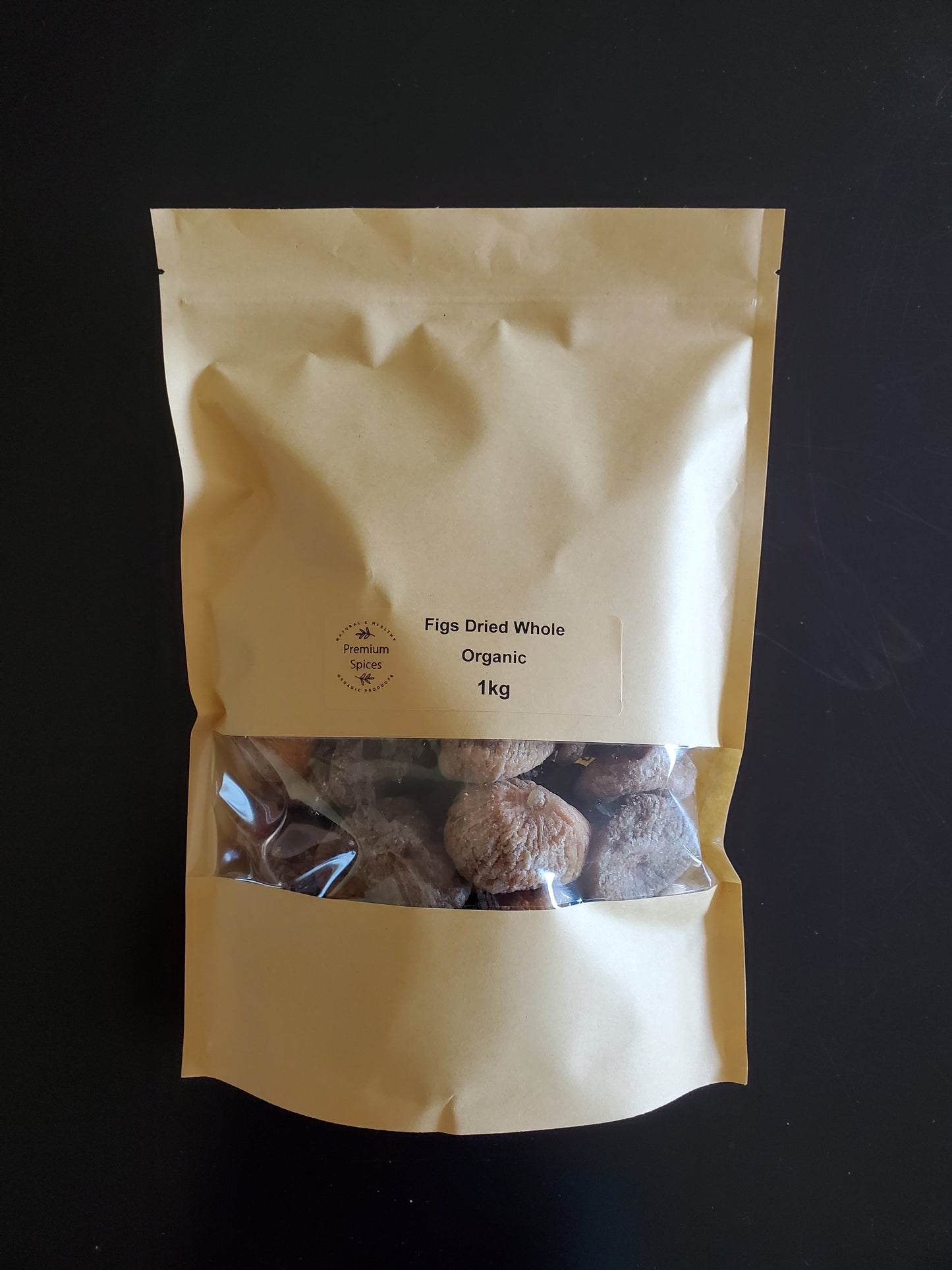 Premium Organics Figs Dried Whole 100% Certified Organic