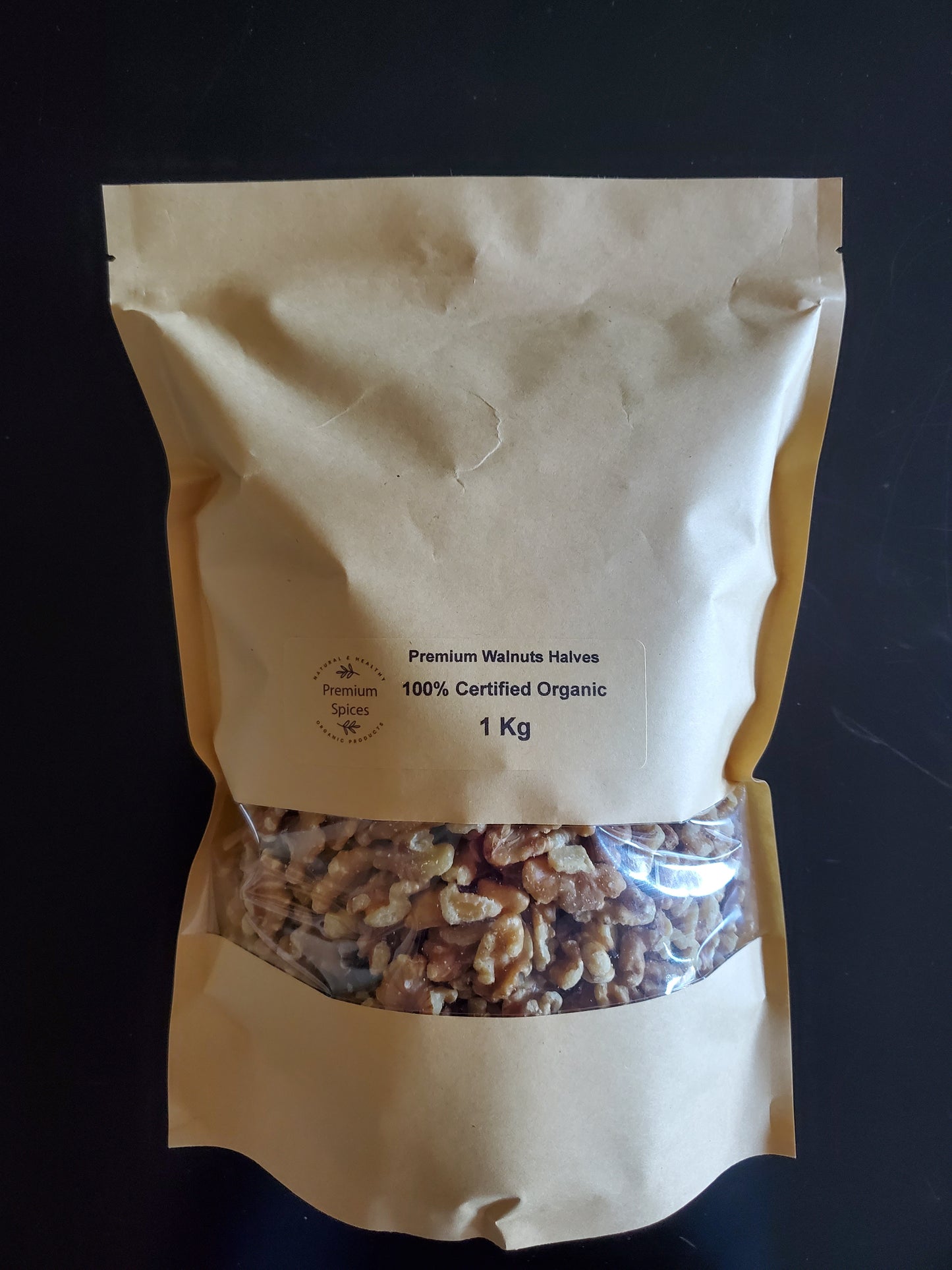 Premium Organics Walnuts Halves 100% Certified Organic