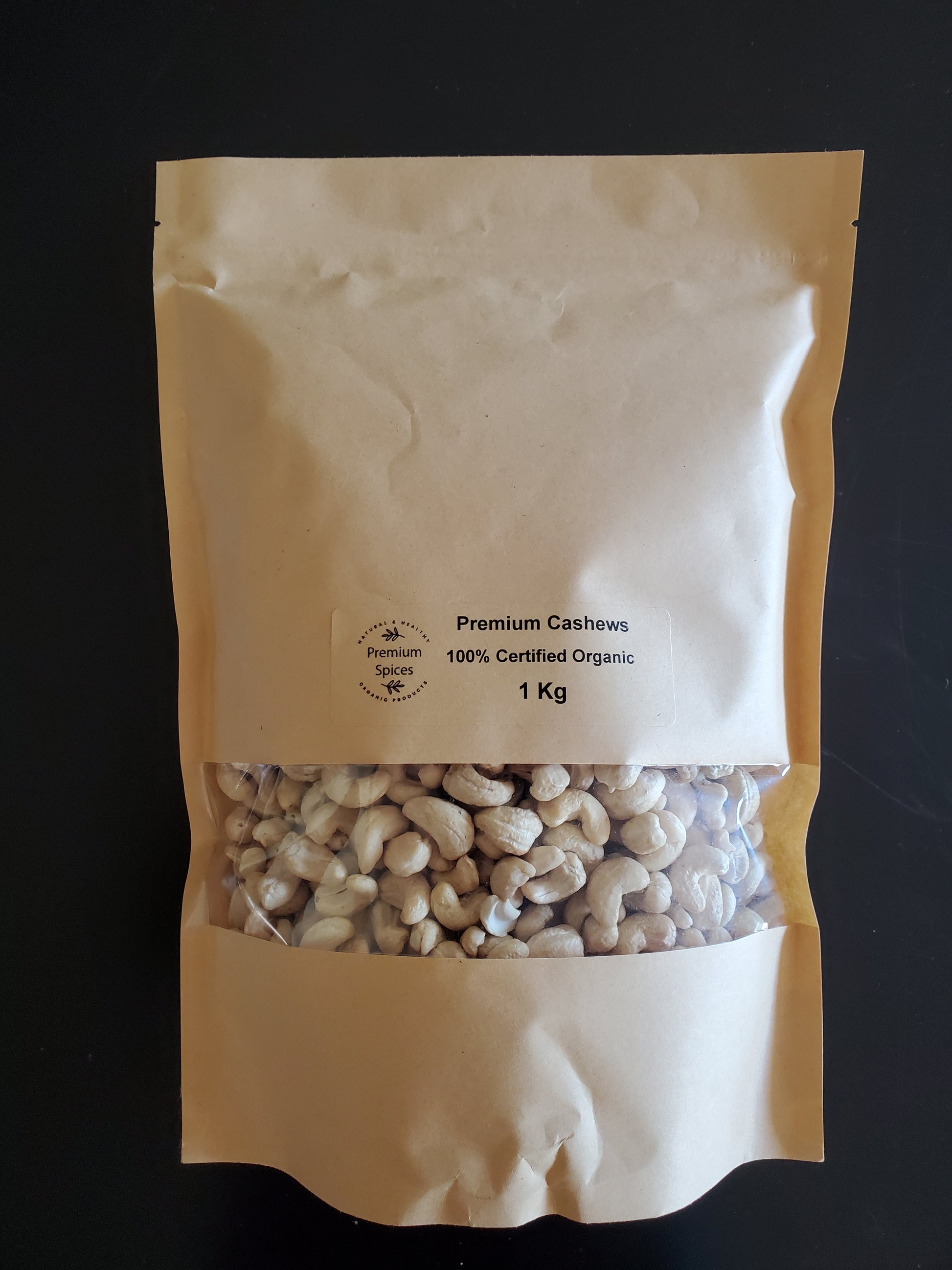 Cashew Nuts NZ | 100% Organic | BEST PRICE & QUALITY| showing 1kg pack