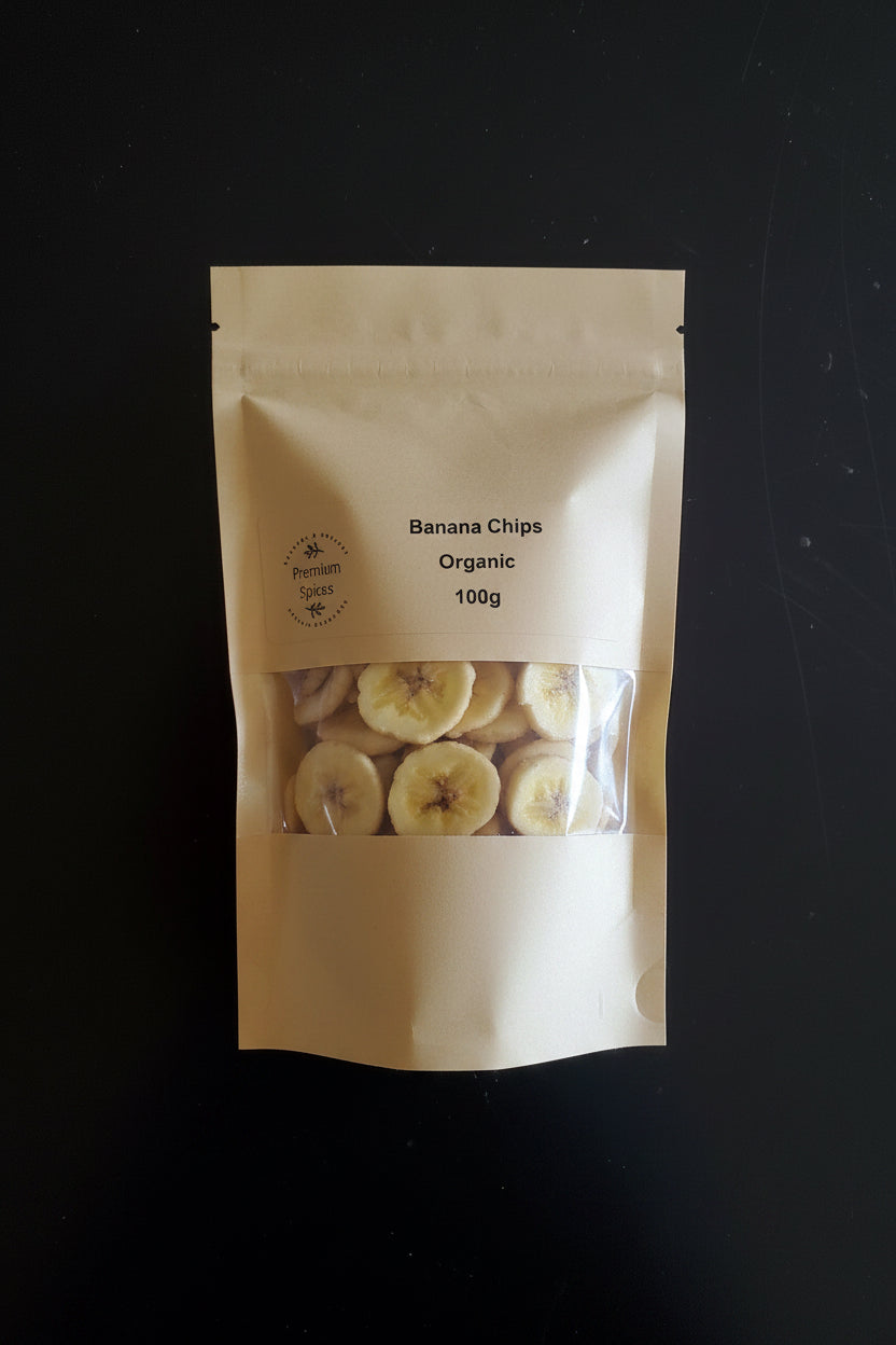 Premium Organic Banana Chips | 100% Certified Organic