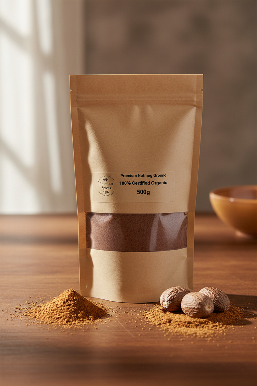 Premium Organic Nutmeg Ground - 100% Certified Organic - Product Photo 5