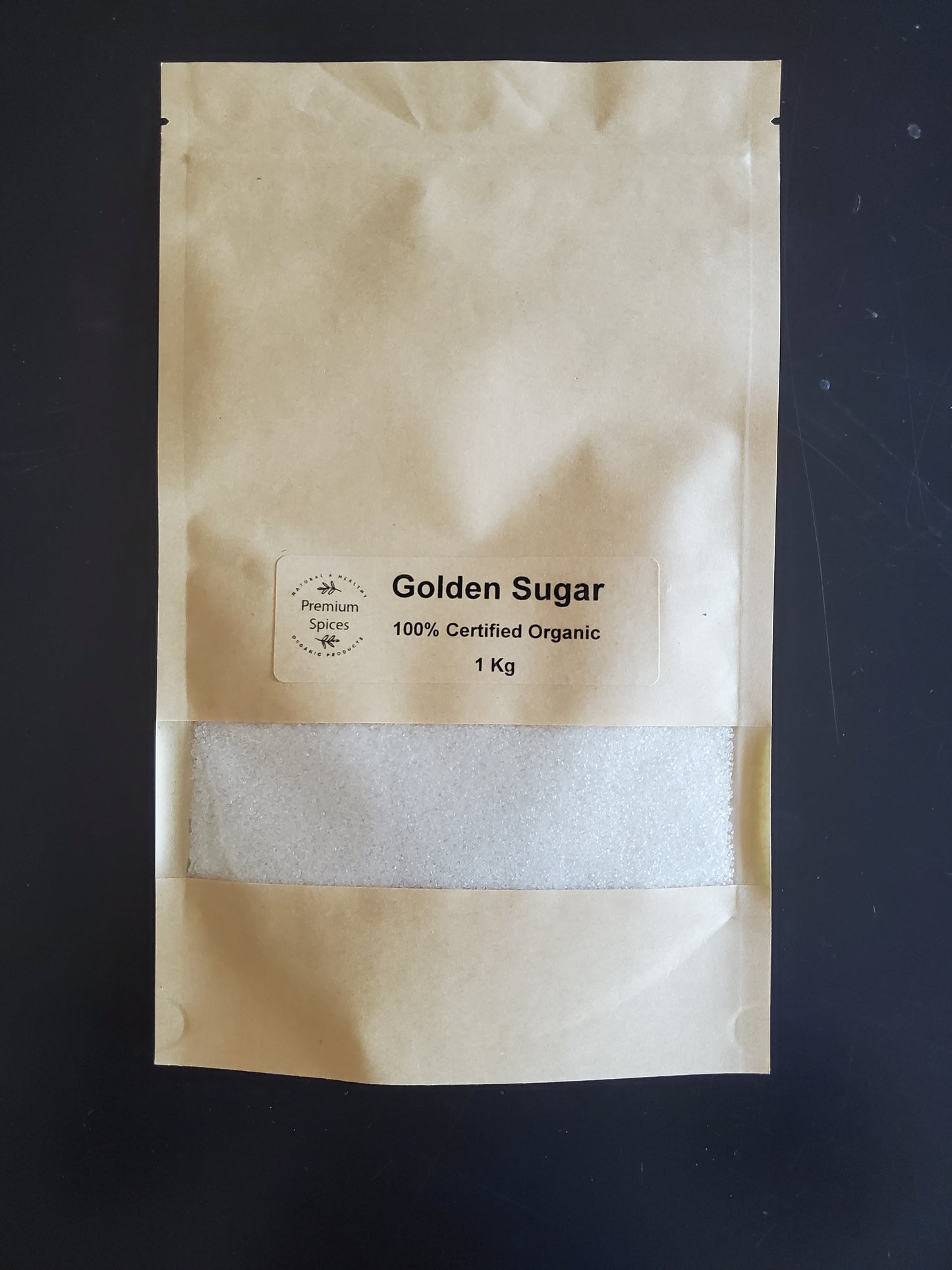 Premium Organics Golden Sugar 100% Certified 1kg