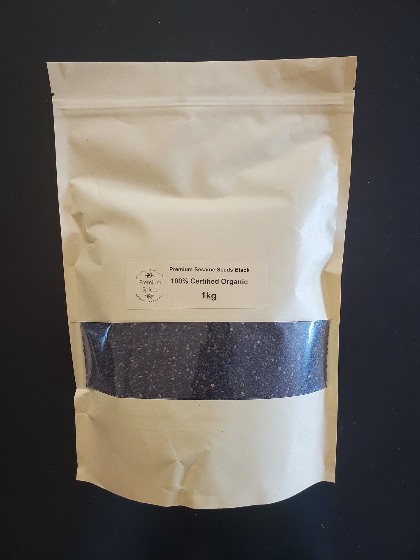 Premium Organics - Sesame Seeds Black 100% Certified Organic