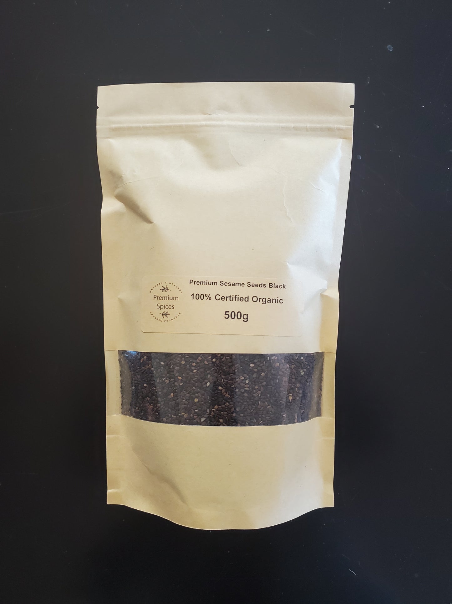 Premium Organics - Sesame Seeds Black 100% Certified Organic