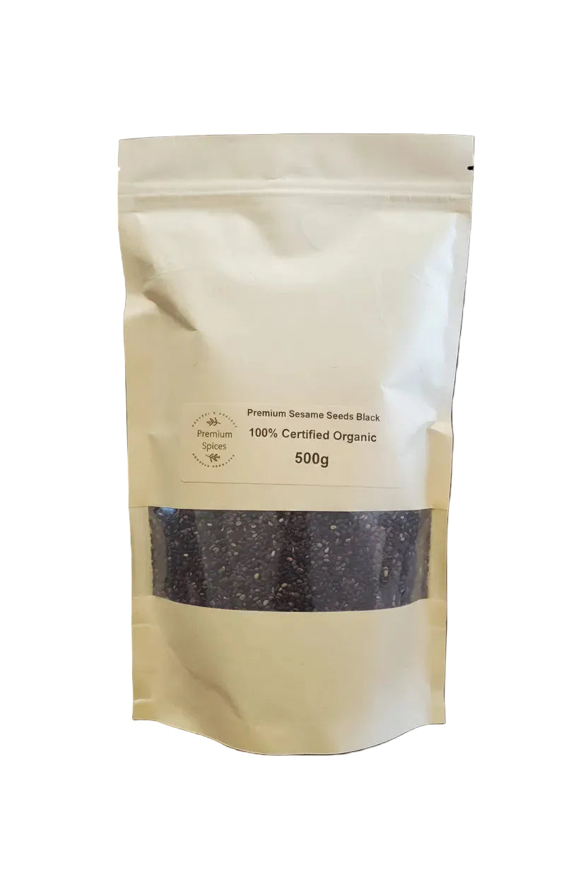 Premium Organic Sesame Seeds Black - 100% Certified Organic - Product Photo 6