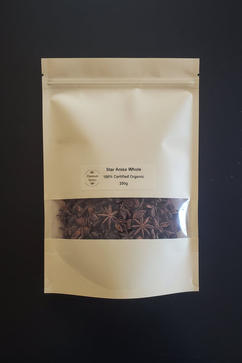 Premium Organic Star Anise Whole | 100% Certified Organic