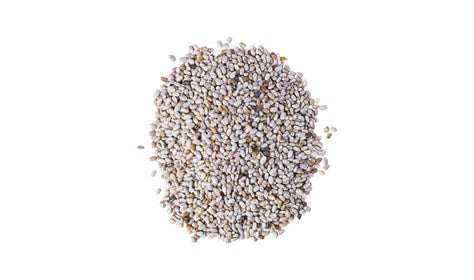 White Chia Seeds Organic - rich in omega-3 fibre and protein, bio-cultivated in South America