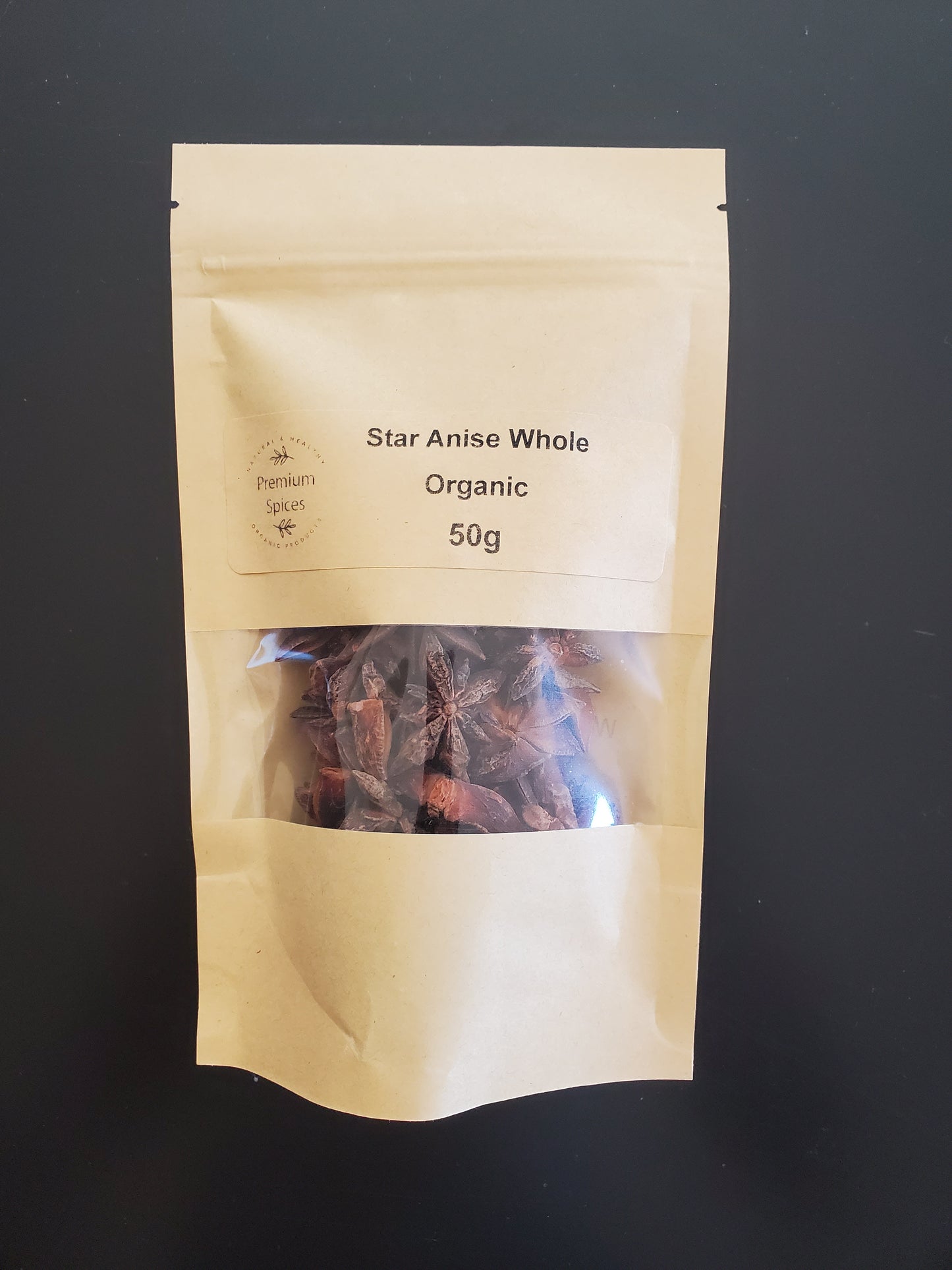 Premium Organics Star Anise Whole 100% Certified Organic