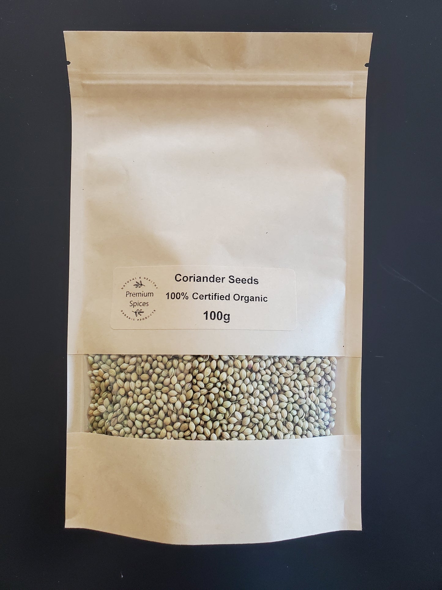 Premium Organics Coriander Seeds 100% Certified