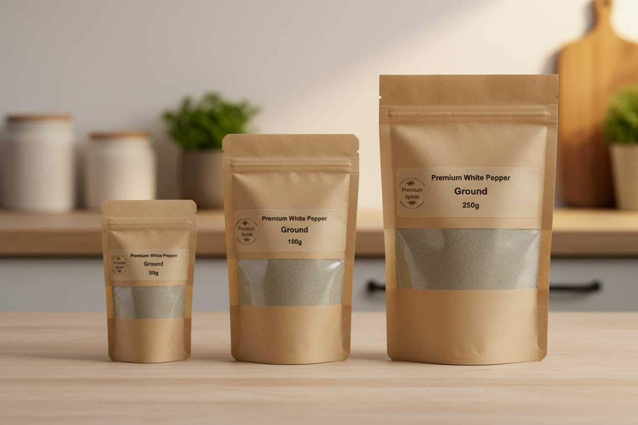 Premium Pepper Ground White - Lifestyle Shot