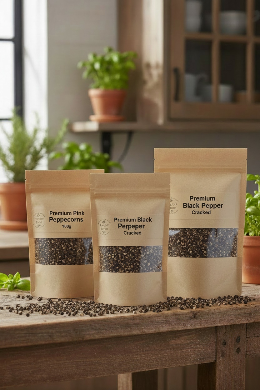 Premium Black Pepper Cracked