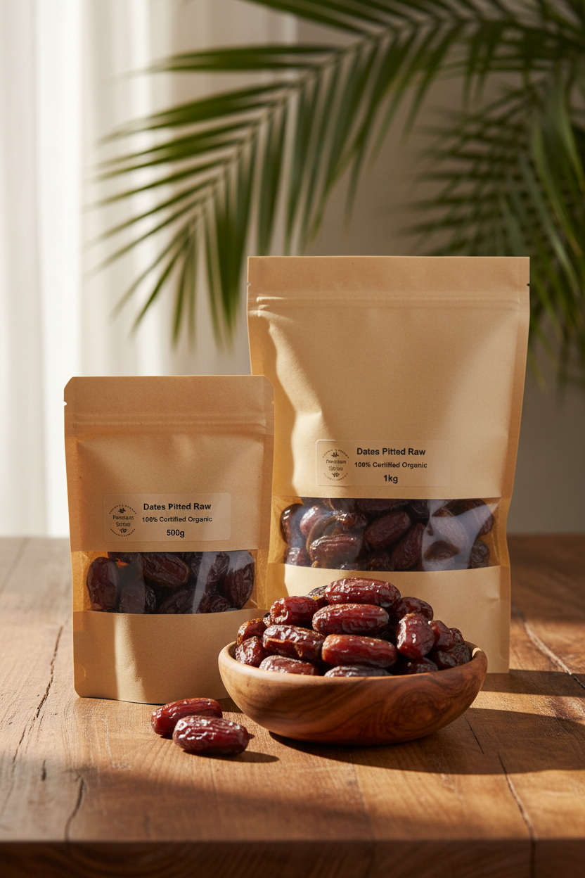 Premium Organic Dates Pitted Raw | 100% Certified Organic