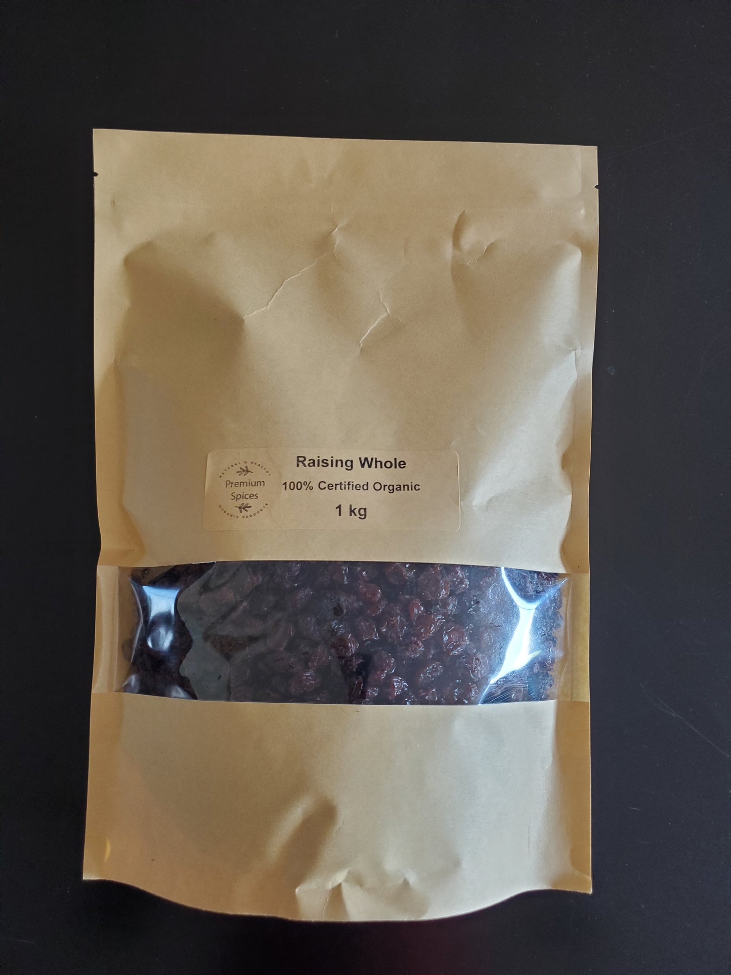 Premium Organics Raisins Whole 100% Certified Organic