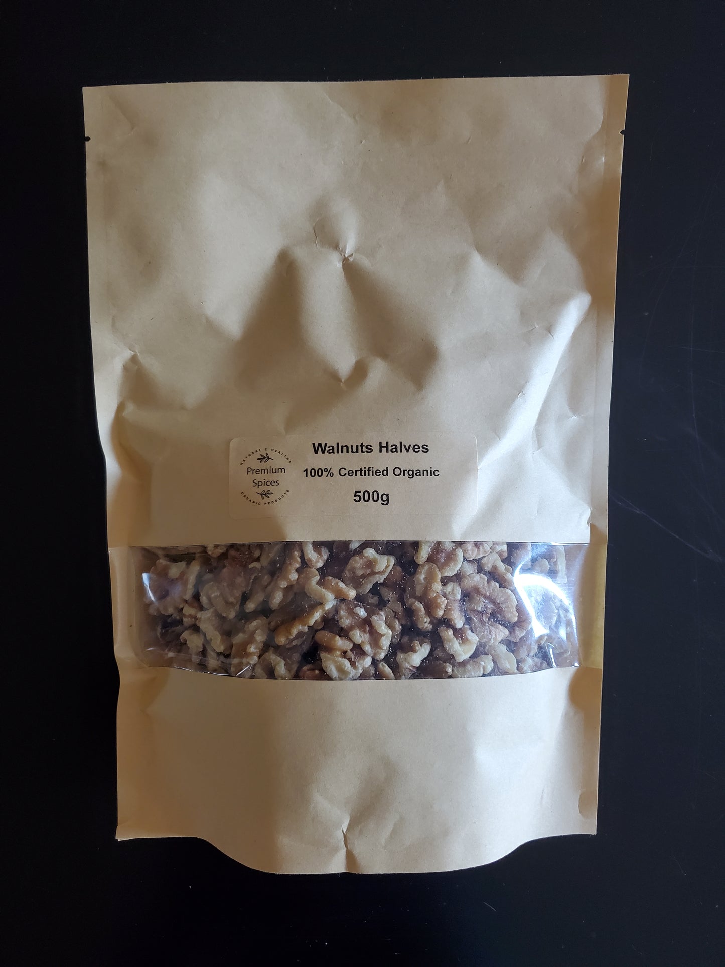 Premium Organics Walnuts Halves 100% Certified Organic