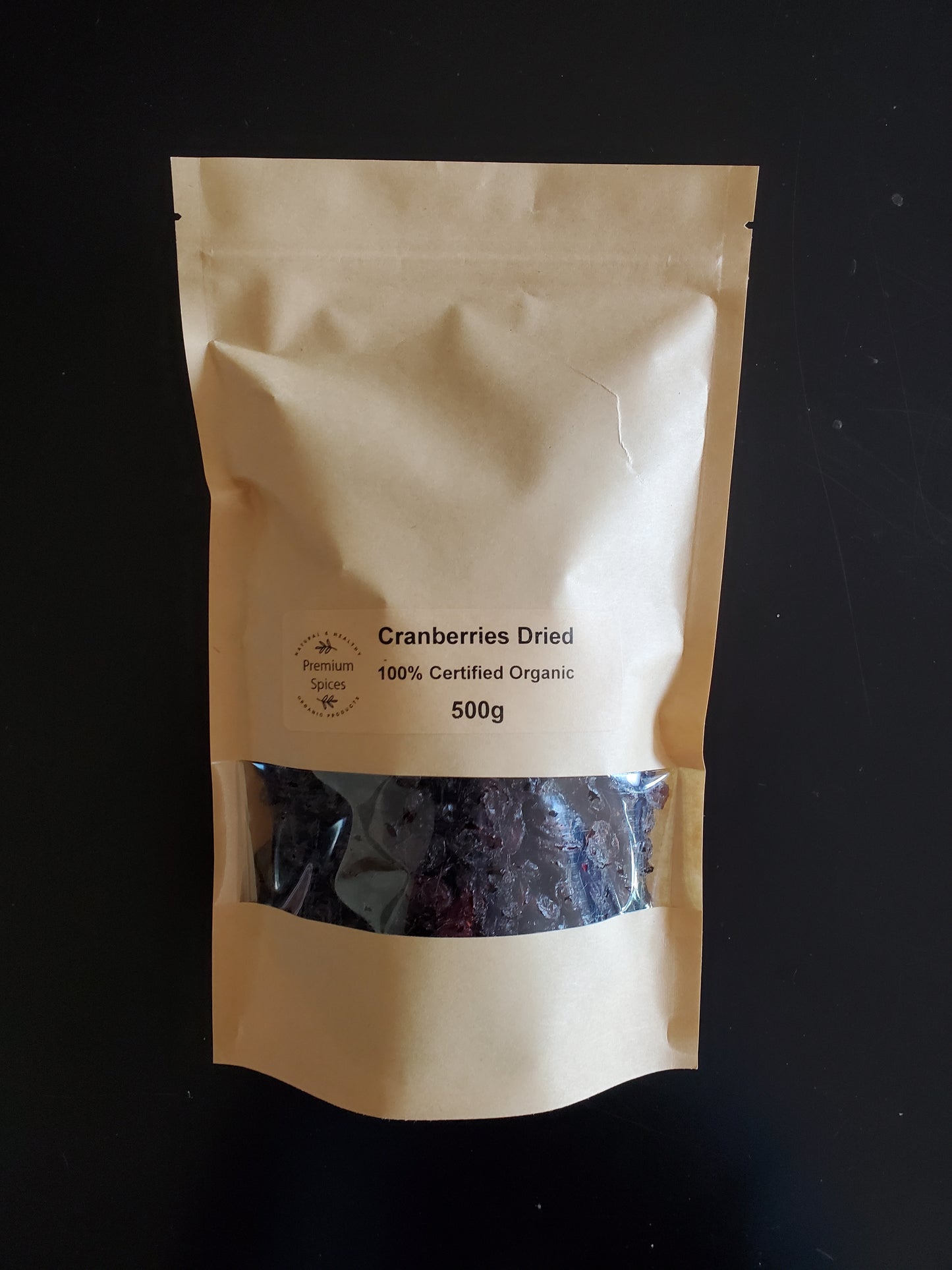 Premium Organics Cranberries Dried 100% Certified Organic