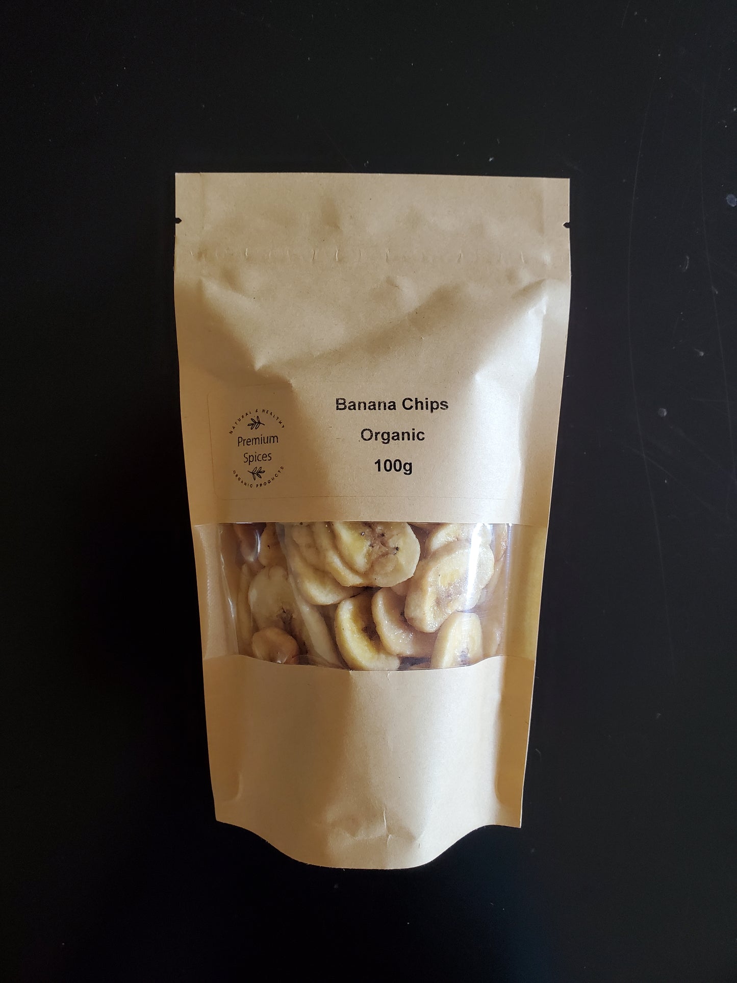 Premium Organics Banana Chips 100% Certified Organic