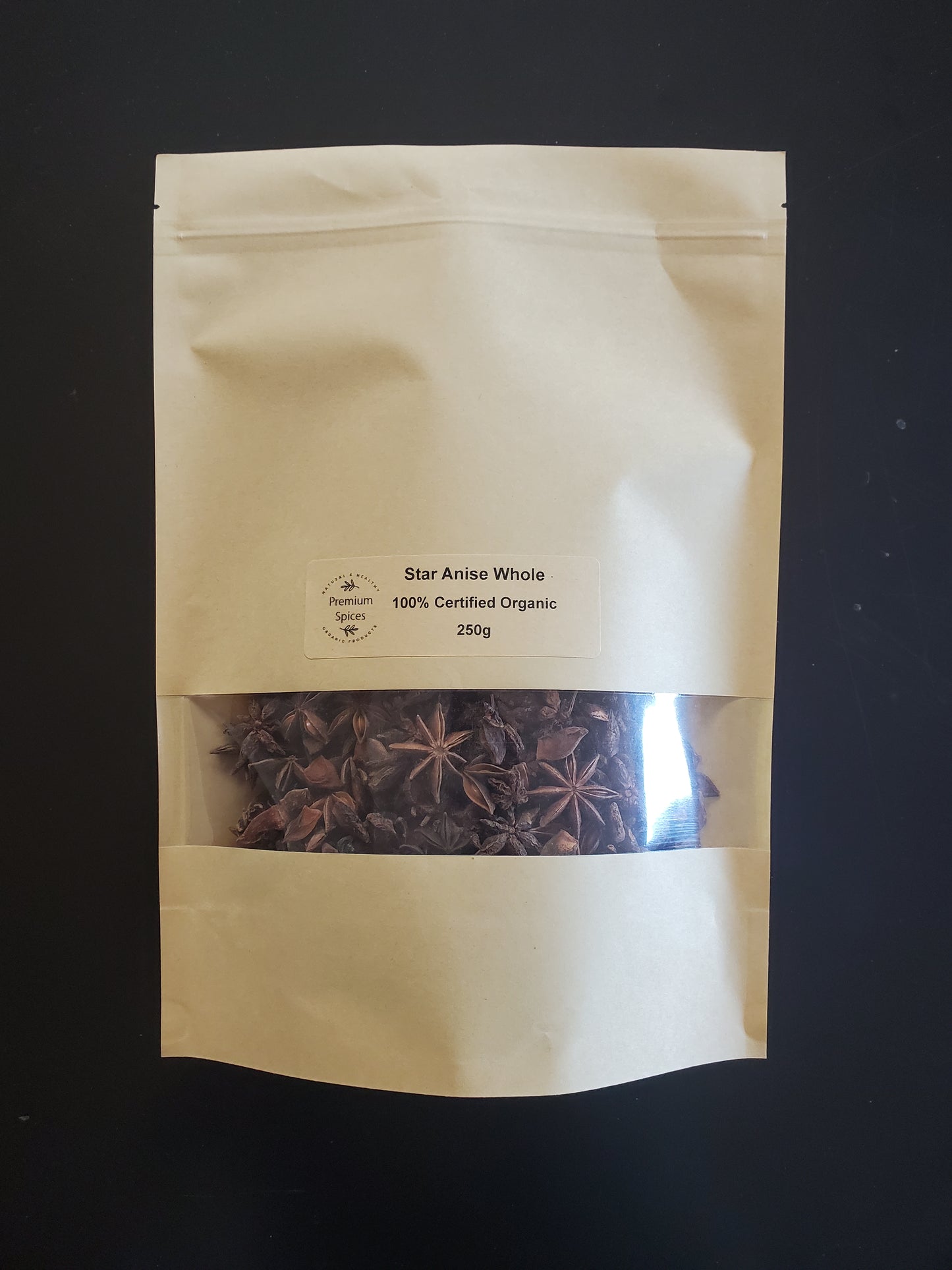 Premium Organics Star Anise Whole 100% Certified Organic