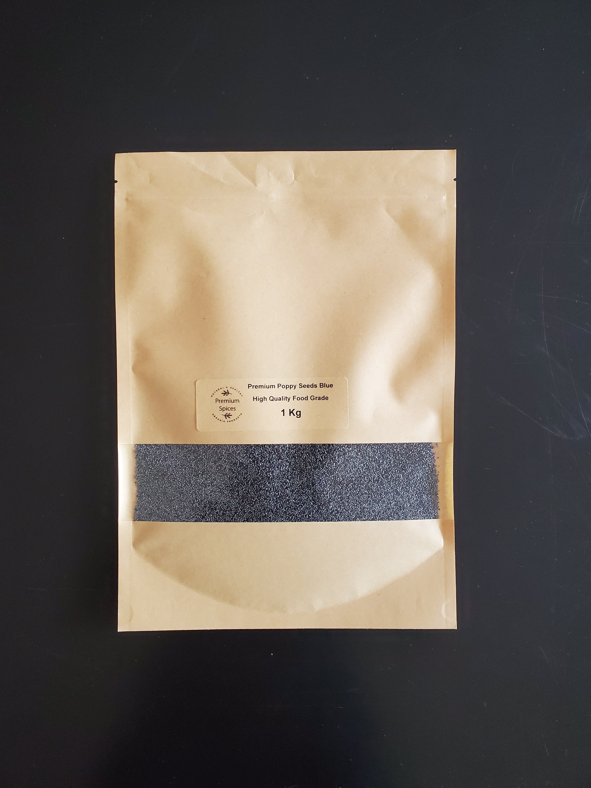 Premium Blue Poppy Seeds NZ, Best PRICE & QUALITY from Premium Spices, showing 1kg pack