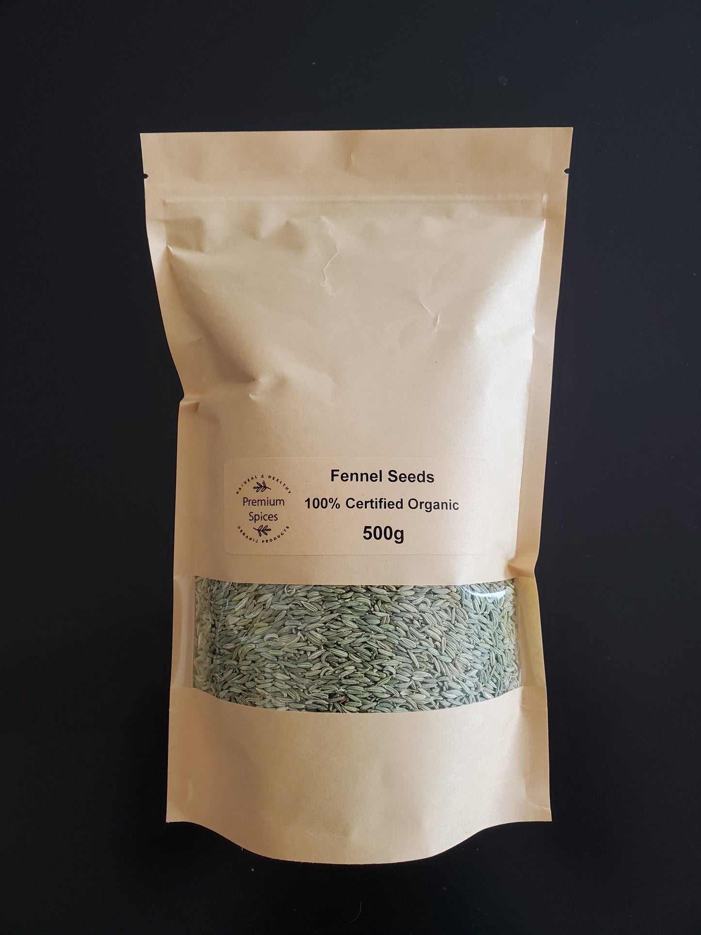 Premium Organics Fennel Seeds 100% Certified Organic