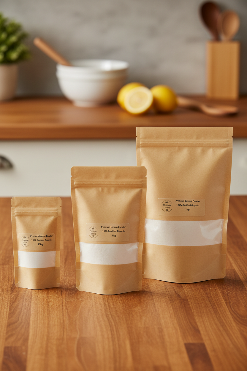 Premium Lemon Powder | 100% Certified Organic