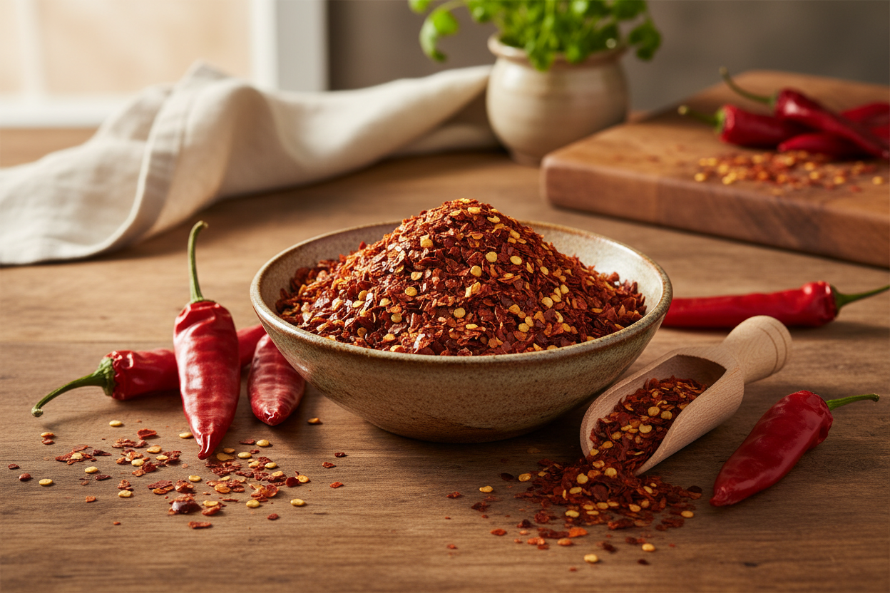 Premium Organic Chillies Crushed | 100% Certified Organic