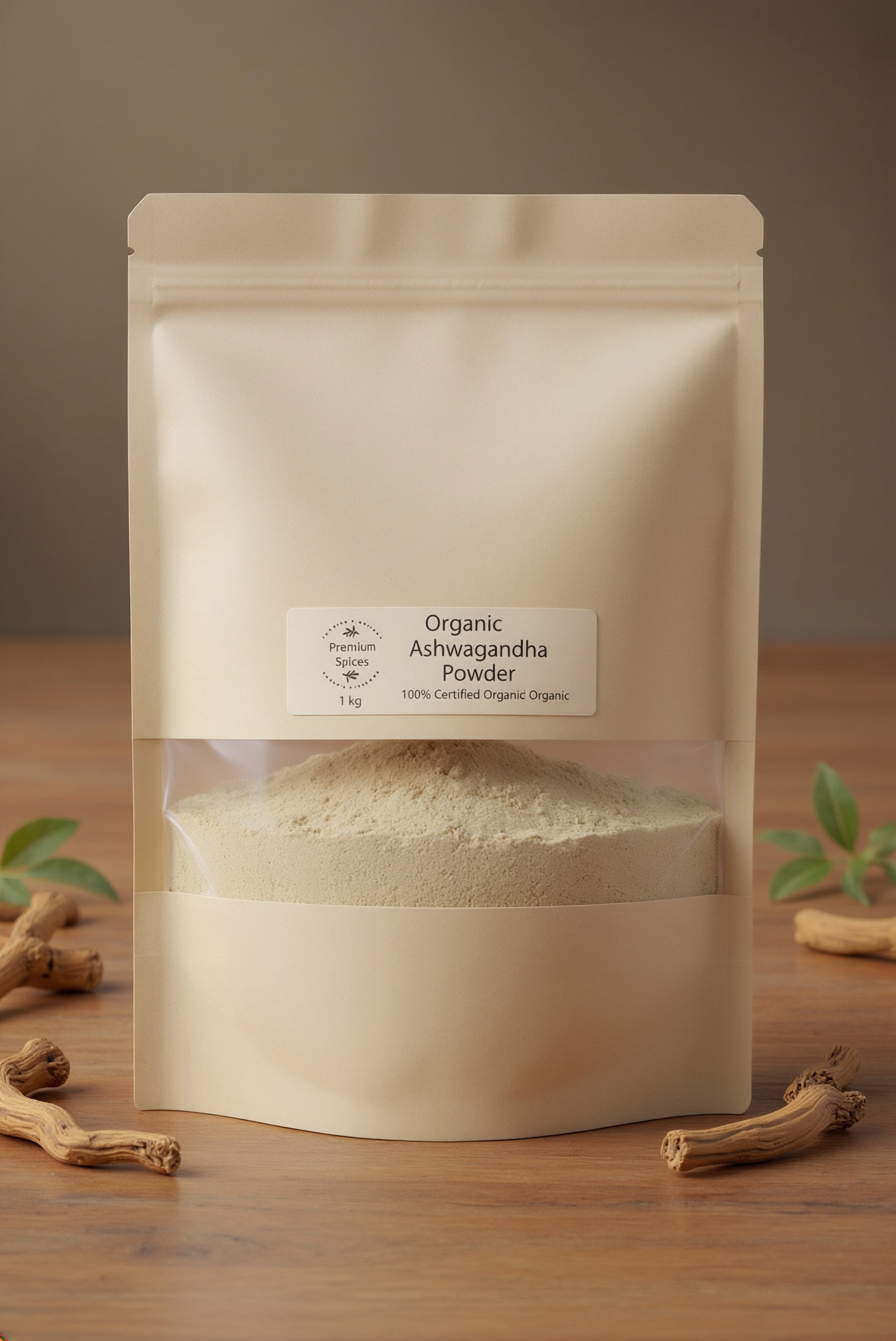 Premium Organic Ashwagandha Powder | 100% Certified Organic