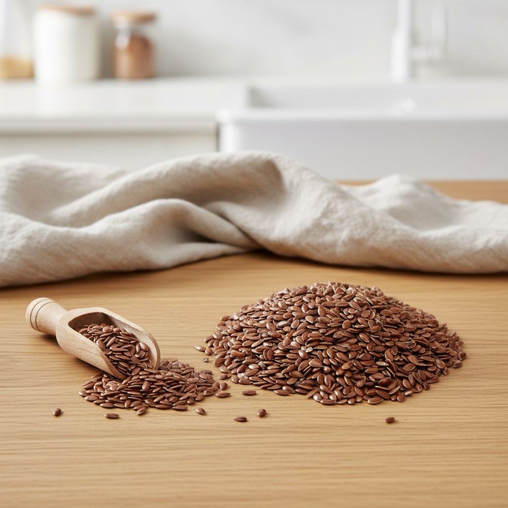 Premium Organic Brown Flaxseed - 100% Certified Organic - Buy Online NZ - Premium Spices