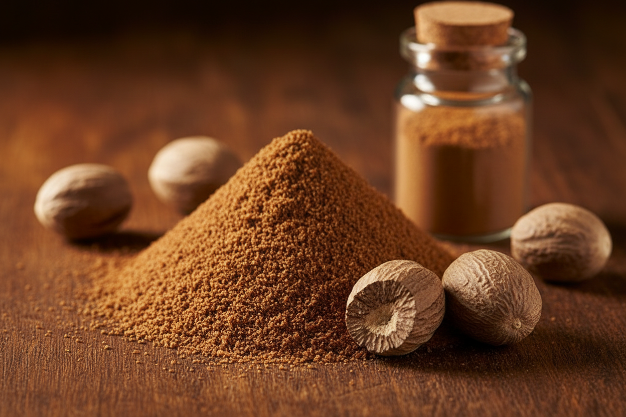 Premium Organic Nutmeg Ground - 100% Certified Organic - Buy Online NZ - Premium Spices