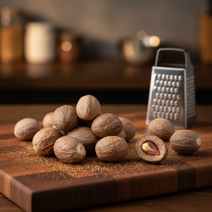 Premium Organic Nutmeg Whole - 100% Certified Organic - Buy Online NZ - Premium Spices