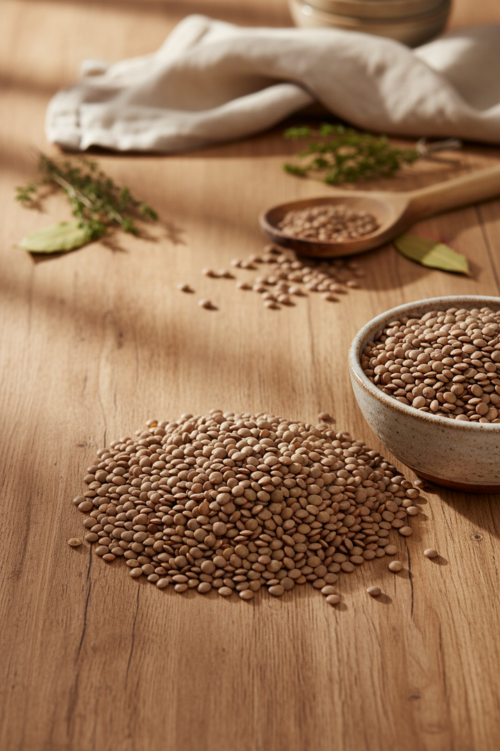 Premium Organic Brown Lentils | 100% Certified Organic