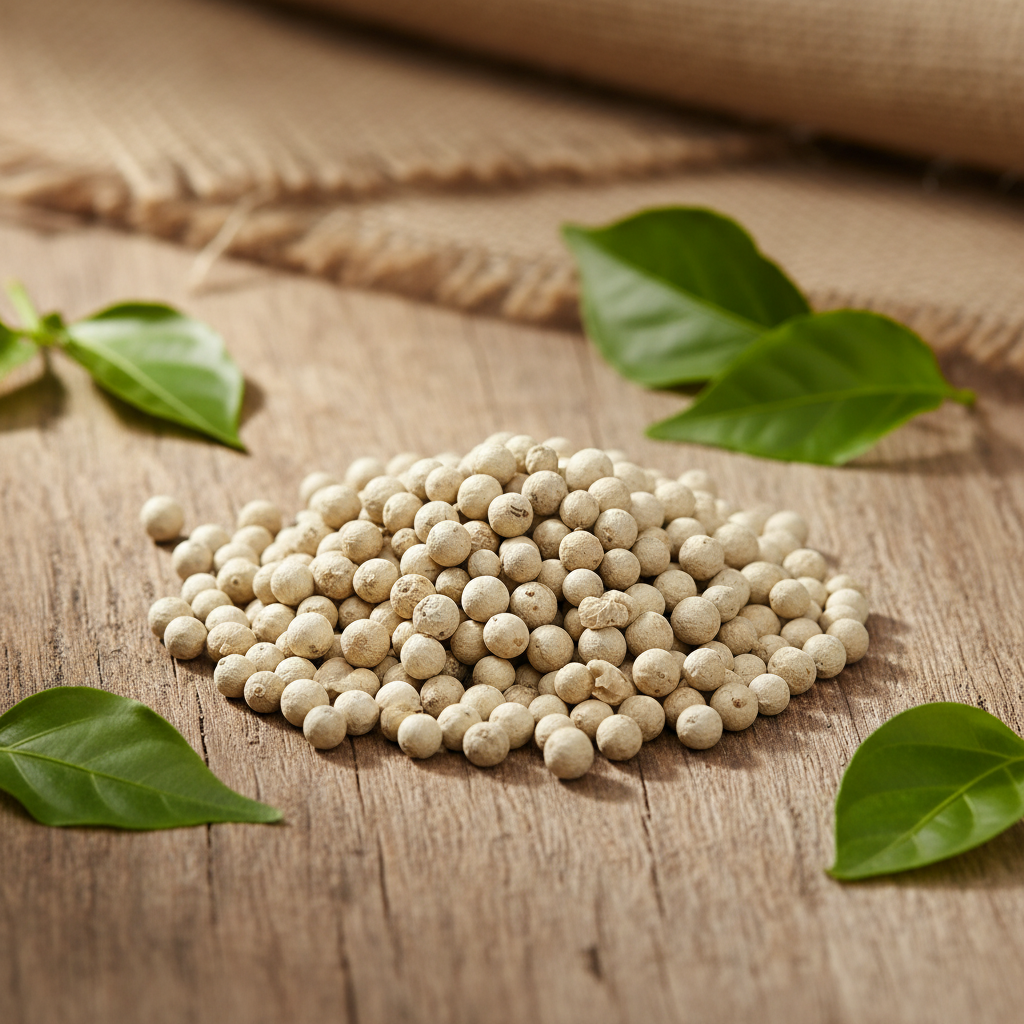 Premium Peppercorns White  | 100% Certified Organic
