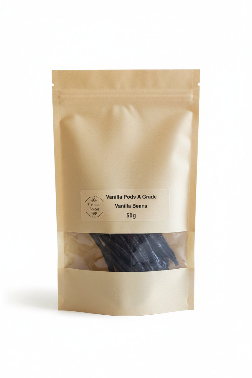 Premium Vanilla Bean Pods — Madagascar Bourbon Grade A - Lifestyle Shot
