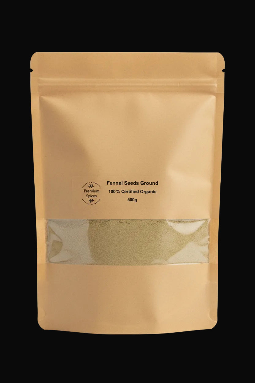 Premium Fennel Seeds Ground | 100% Certified Organic