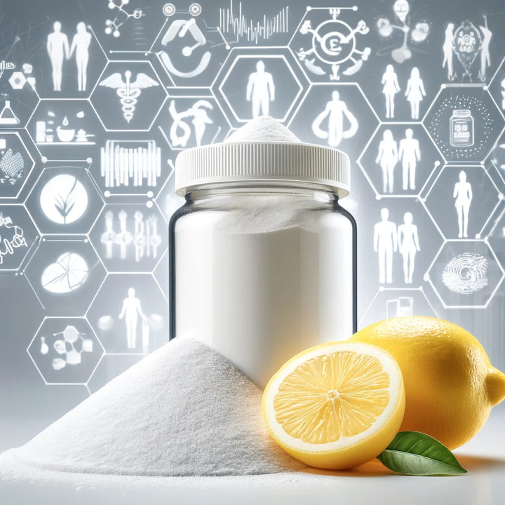 Vitamin C NZ image of our exceptional White Crystalline Ascorbic Acid Powder. Carefully crafted to the highest standards, this GMO-free and pharmaceutical-grade 