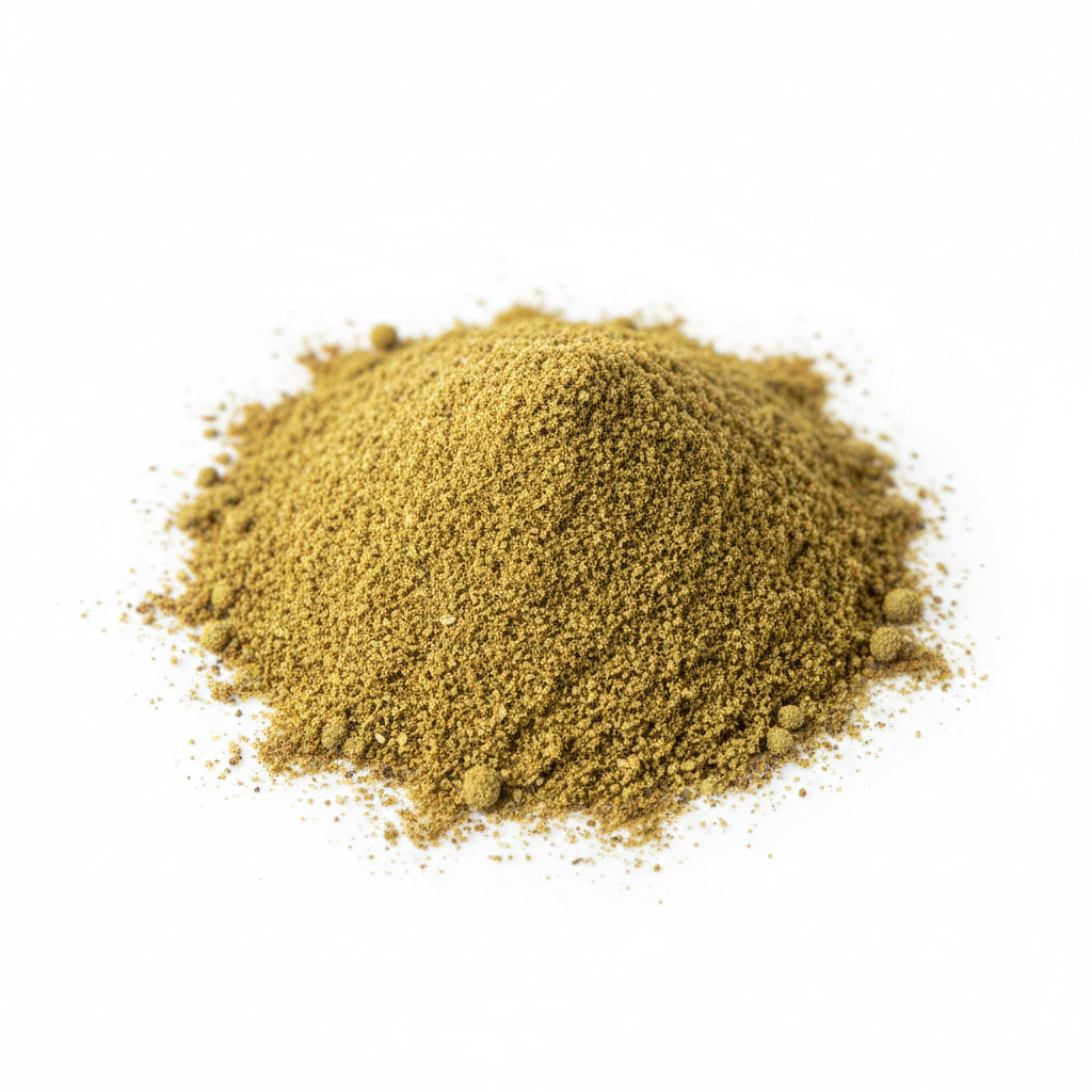 Premium Organic Coriander Ground - 100% Certified Organic - Close Up View