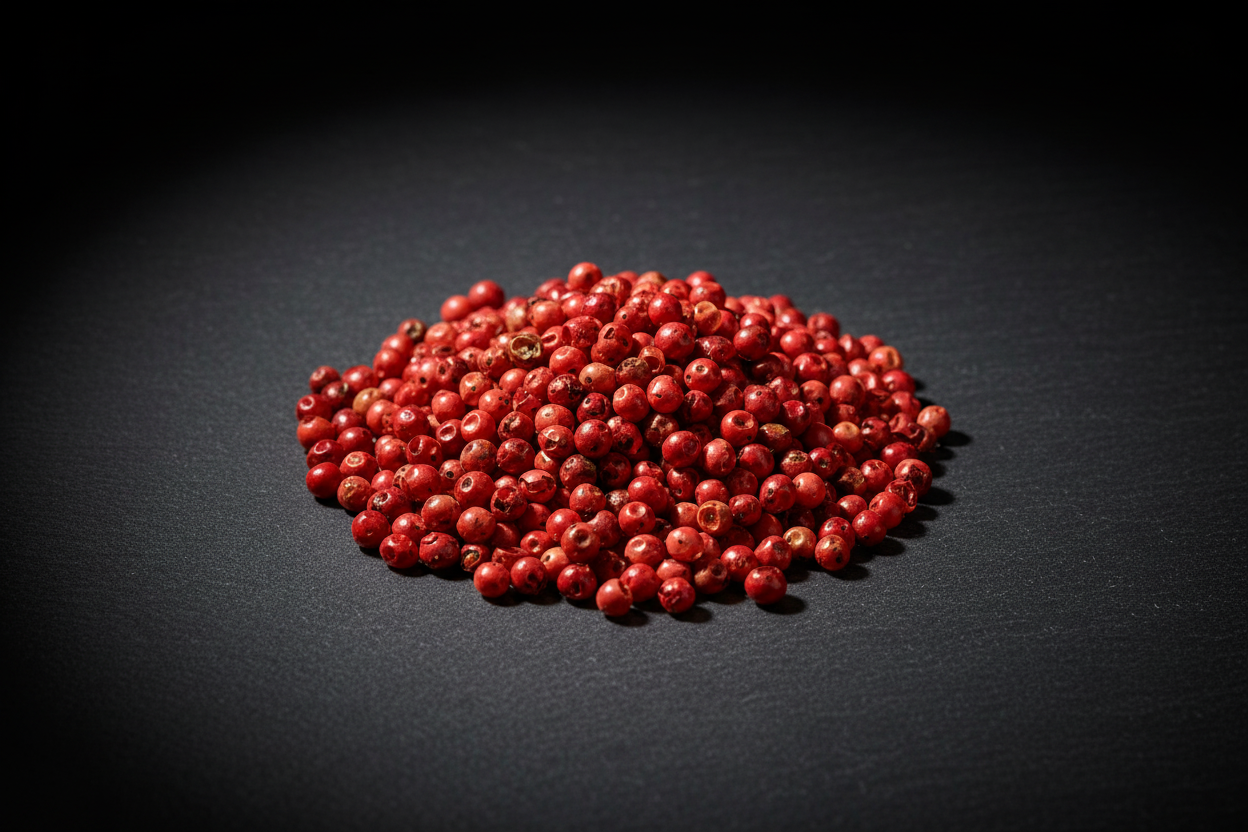 Premium Pink Peppercorns Whole - Close Up View