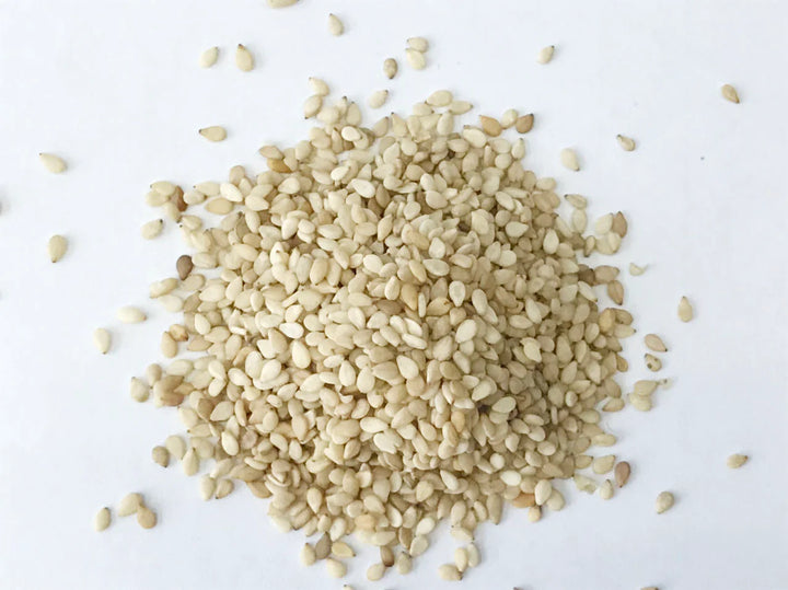 Premium  Sesame Seeds Hulled White Organic